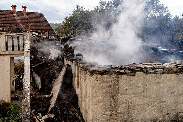 Professional Fire Damage Removal technician working in Germantown, OH